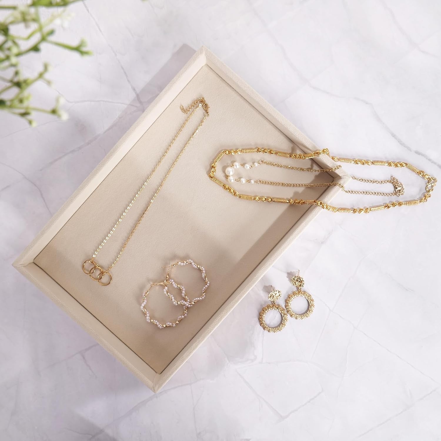 Velvet Jewellery Tray 21x12Cm (1Pc) Velvet Jewellery Tray 21x12Cm (1Pc)